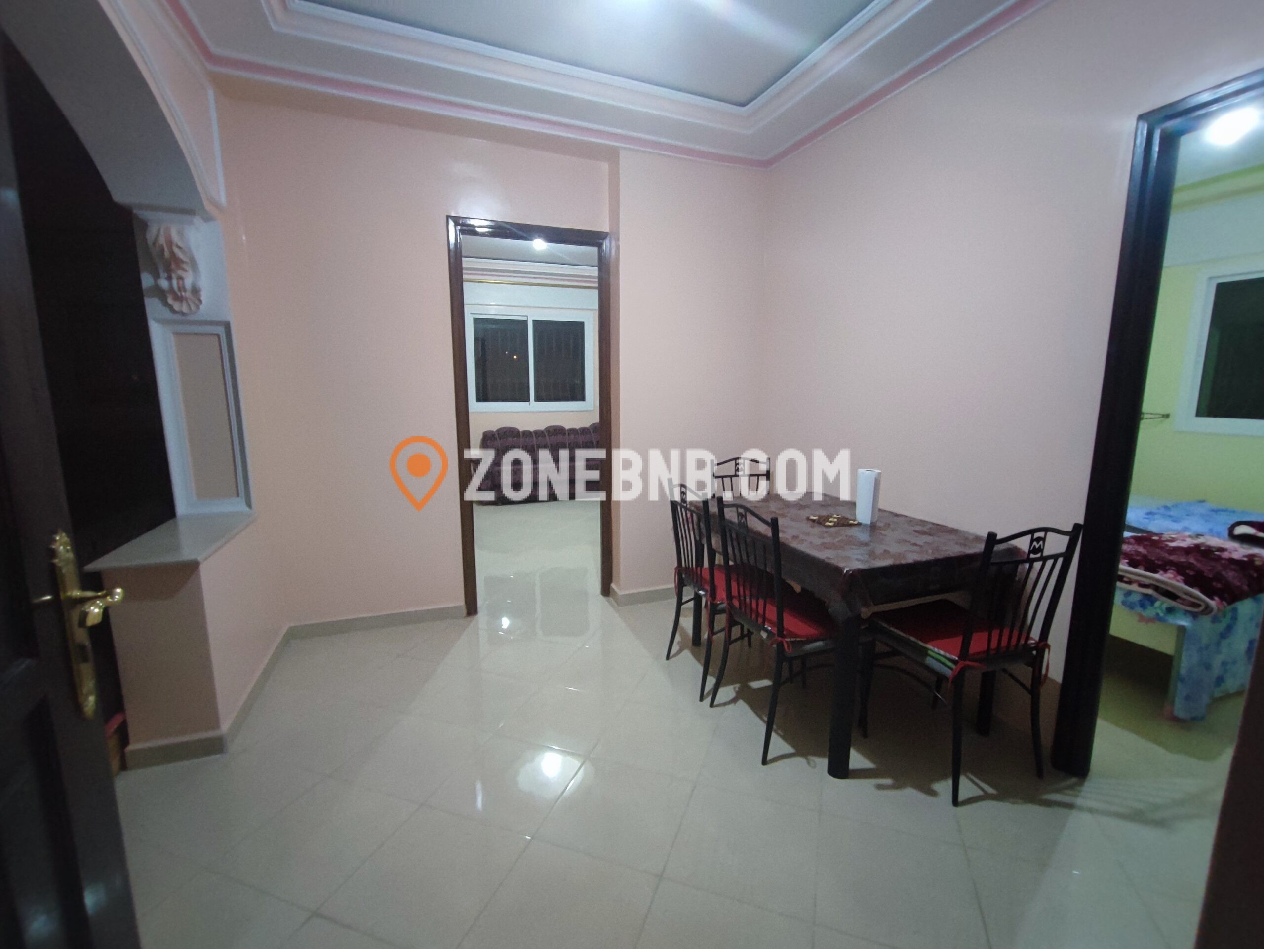 Appartement bnb Tanger 2eme etage salle a manger